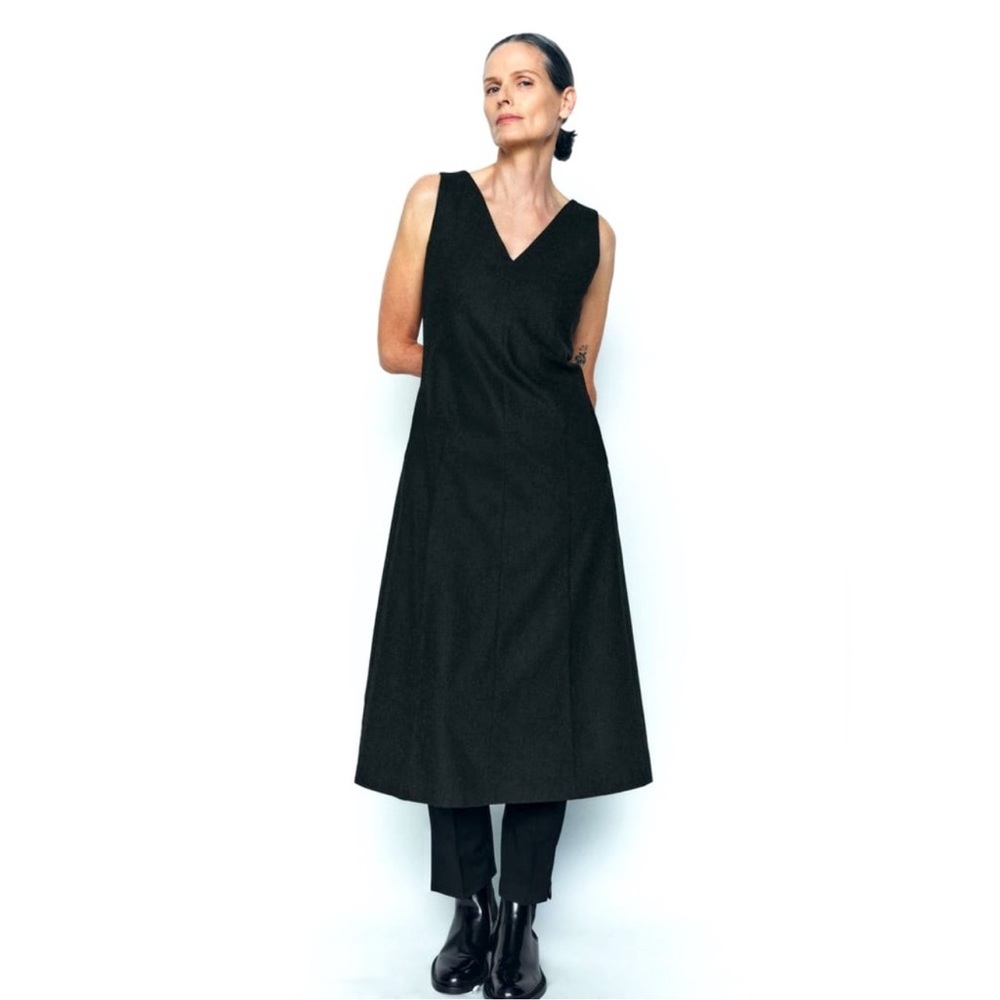 ZARA WOOL BLEND SLEEVELESS DRESS ZW COLLECTION